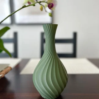 Elegant Spiral Vase
